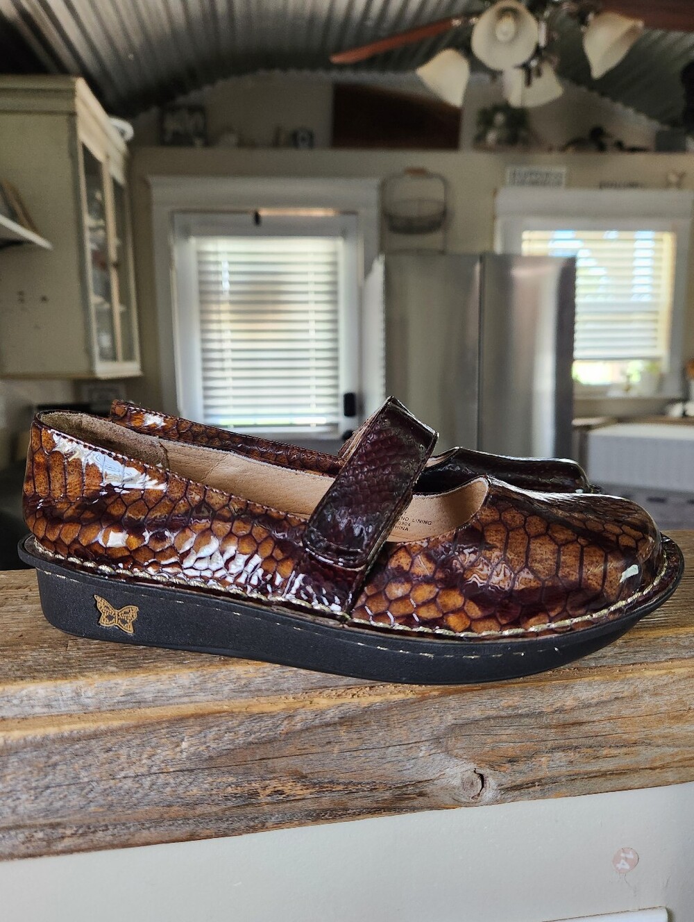 Alegria Paloma Mary Jane Leather Comfort Shoes Size 37 U.S. 7 - 7.5